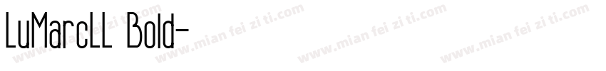 LuMarcLL Bold字体转换